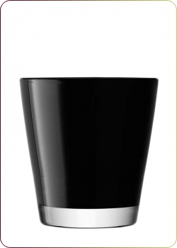 LSA - ASHER, "Becher 340ml - schwarz AS01" 1 Universalglas (G005-09-909)