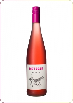 Metzger, Grnstadt - "Pastorenstck - Lagenwein - Flying Pig" Perlwein Ros - 0,75 Liter
