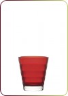 Leonardo - Colori "WH Becher rot Wave" 1 Wasserglas (049260)